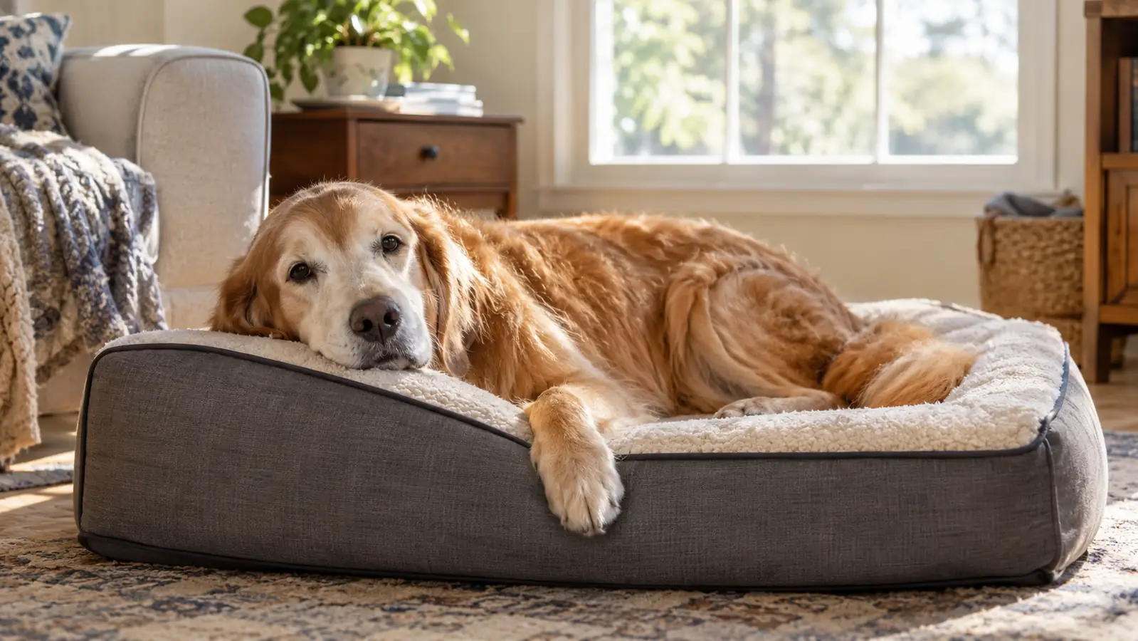 How to Choose an Orthopedic Bed for a Large Senior Dog