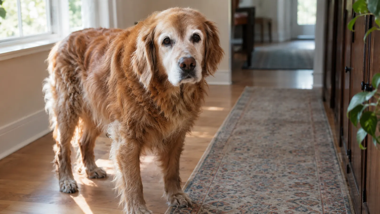 How to Stop a Senior Dog From Slipping on Hardwood Floors